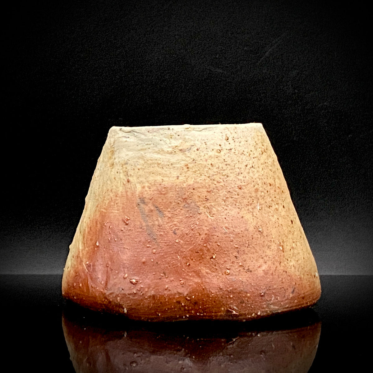 備前焼伝統工芸士 寒風穴窯 築窯作品 小林 秀二 作 無釉焼締緋色備前酒杯 和の洋酒杯 #350