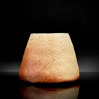 備前焼伝統工芸士 寒風穴窯 築窯作品 小林 秀二 作 無釉焼締緋色備前酒杯 和の洋酒杯 #350