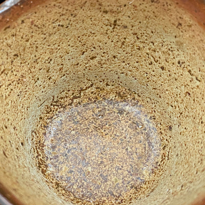 備前焼伝統工芸士 寒風穴窯 築窯作品 小林 秀二 作 無釉焼締緋色備前酒杯 和の洋酒杯 #350