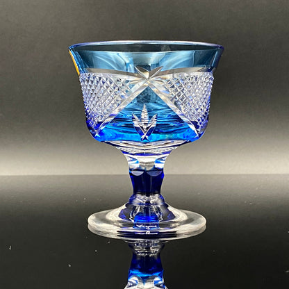 カガミクリスタル 江戸切子 ペア懐石盃 テイスティンググラス ２点セット #24