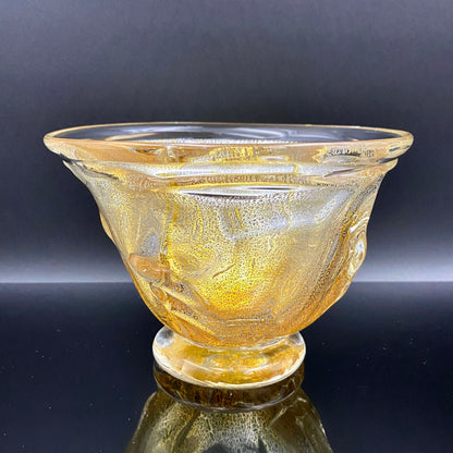 壹谷 旭 作 手吹き硝子 アイスボウル（Ice Bowl） 氷カップ 金銀彩 #34