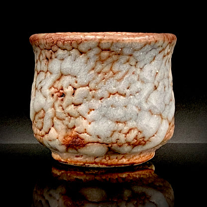 土岐市指定無形文化財保持者 皇室献上窯 陽山窯 水野 澤三 作 鼠志野ぐい呑 和のショットグラス #353