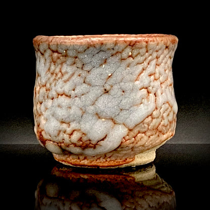 土岐市指定無形文化財保持者 皇室献上窯 陽山窯 水野 澤三 作 鼠志野ぐい呑 和のショットグラス #353