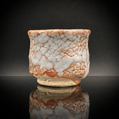 土岐市指定無形文化財保持者 皇室献上窯 陽山窯 水野 澤三 作 鼠志野ぐい呑 和のショットグラス #353