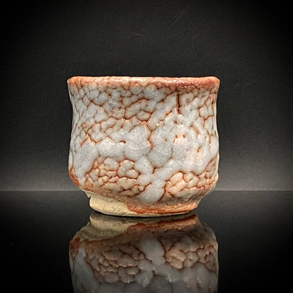 土岐市指定無形文化財保持者 皇室献上窯 陽山窯 水野 澤三 作 鼠志野ぐい呑 和のショットグラス #353