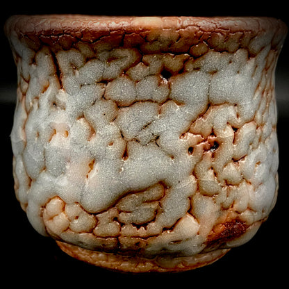土岐市指定無形文化財保持者 皇室献上窯 陽山窯 水野 澤三 作 鼠志野ぐい呑 和のショットグラス #353
