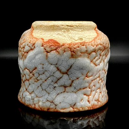 土岐市指定無形文化財保持者 皇室献上窯 陽山窯 水野 澤三 作 鼠志野ぐい呑 和のショットグラス #353