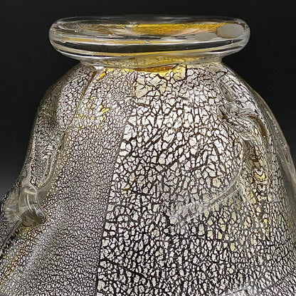 壹谷 旭 作 手吹き硝子 アイスボウル（Ice Bowl） 氷カップ 金銀彩 #34