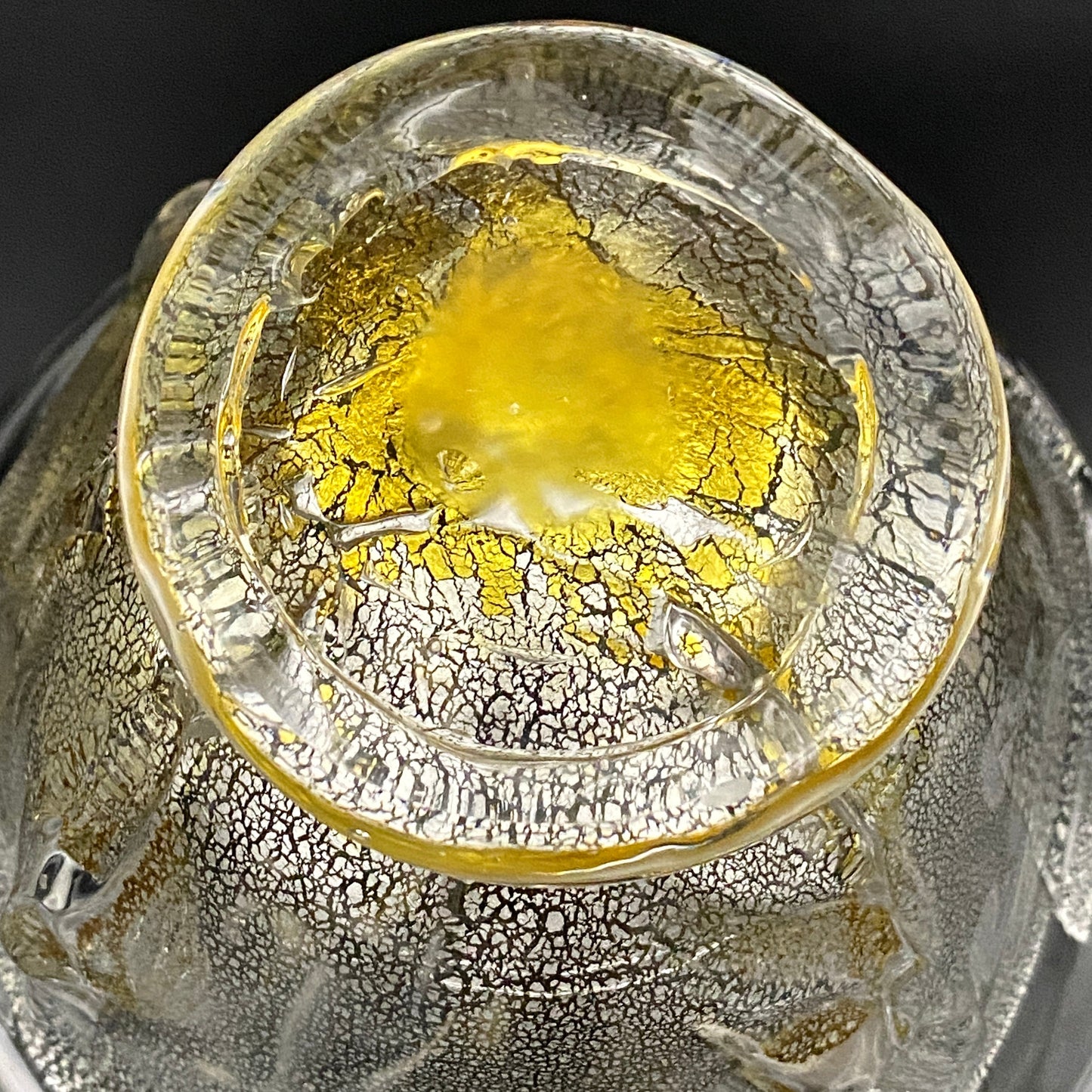 壹谷 旭 作 手吹き硝子 アイスボウル（Ice Bowl） 氷カップ 金銀彩 #34