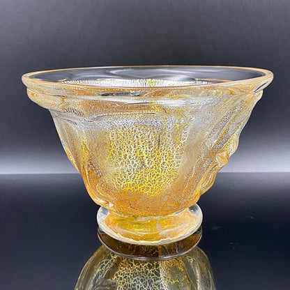 壹谷 旭 作 手吹き硝子 アイスボウル（Ice Bowl） 氷カップ 金銀彩 #34