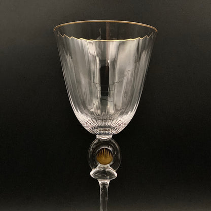 DAUM（ドーム）クリスタル Venezia（ヴェネツィア）モデル ワイングラス２点セット #32