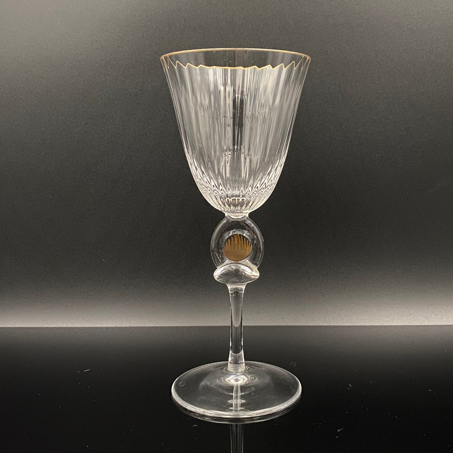 DAUM（ドーム）クリスタル Venezia（ヴェネツィア）モデル ワイングラス２点セット #32