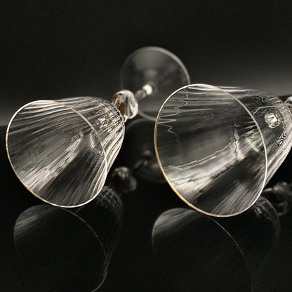 DAUM（ドーム）クリスタル Venezia（ヴェネツィア）モデル ワイングラス２点セット #32