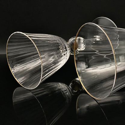 DAUM（ドーム）クリスタル Venezia（ヴェネツィア）モデル ワイングラス２点セット #32