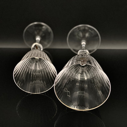 DAUM（ドーム）クリスタル Venezia（ヴェネツィア）モデル ワイングラス２点セット #32