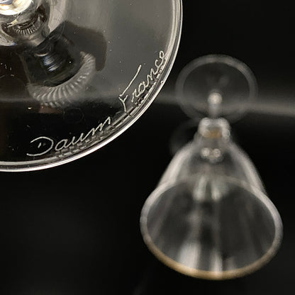 DAUM（ドーム）クリスタル Venezia（ヴェネツィア）モデル ワイングラス２点セット #32