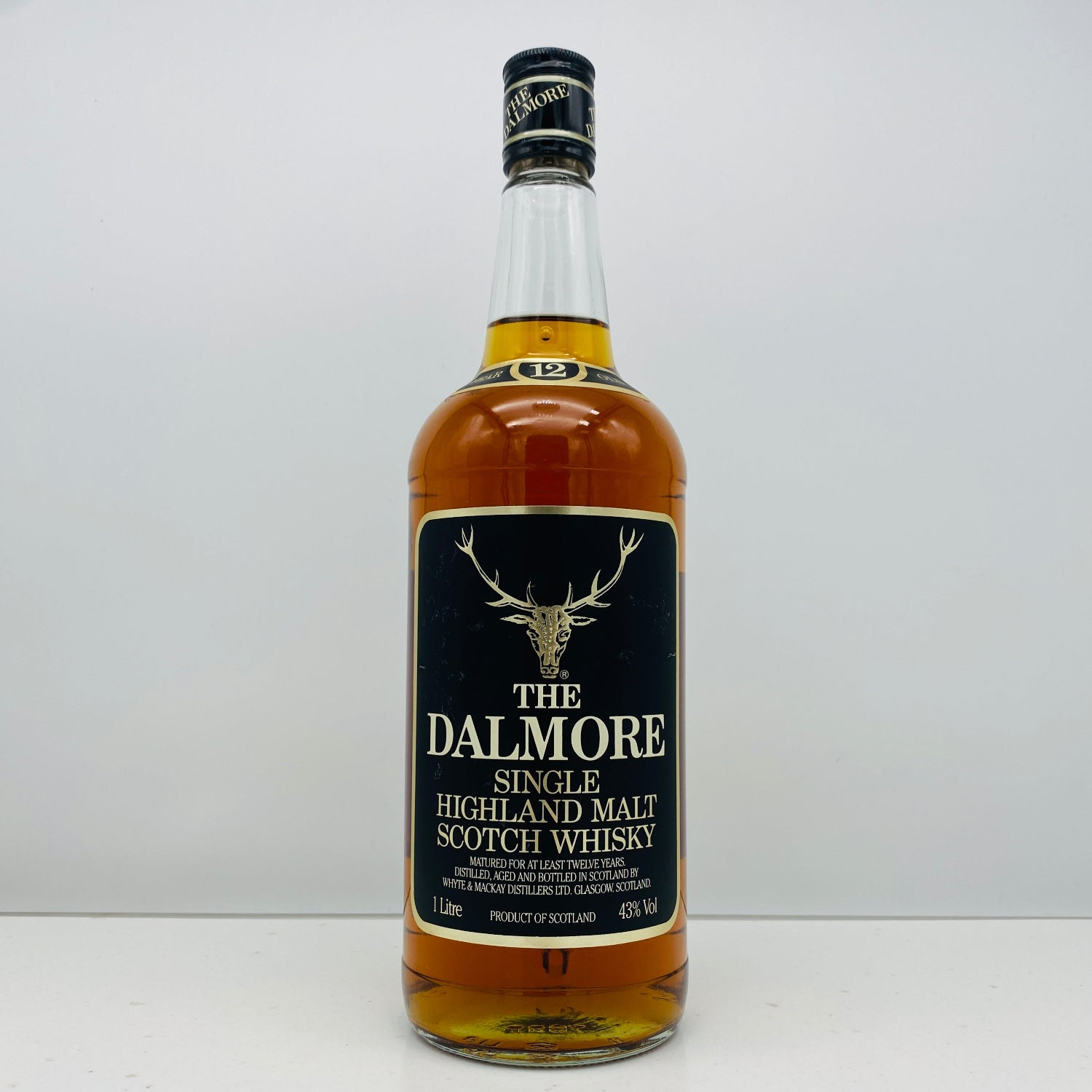 1980年代流通、ダルモア（DALMORE）12年、1,000ml, 43% – Antique Liquor