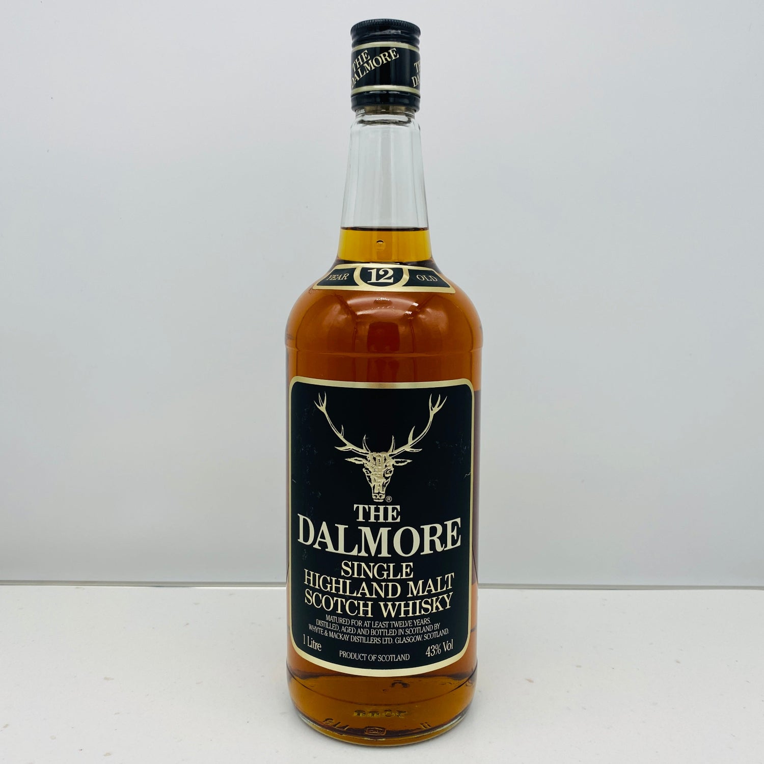 1980年代流通、ダルモア（DALMORE）12年、1,000ml, 43% – Antique Liquor