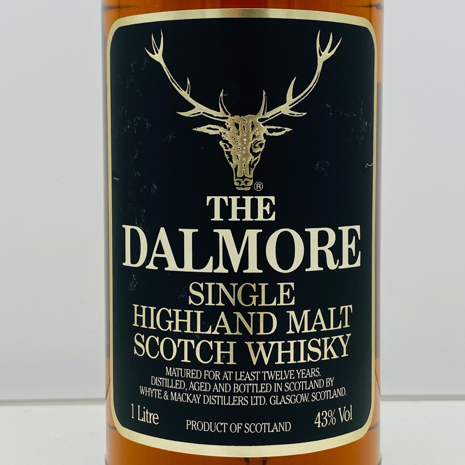 1980年代流通、ダルモア（DALMORE）12年、1,000ml, 43% – Antique Liquor