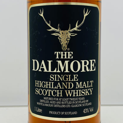 1980年代流通、ダルモア（DALMORE）12年、1,000ml, 43% #37