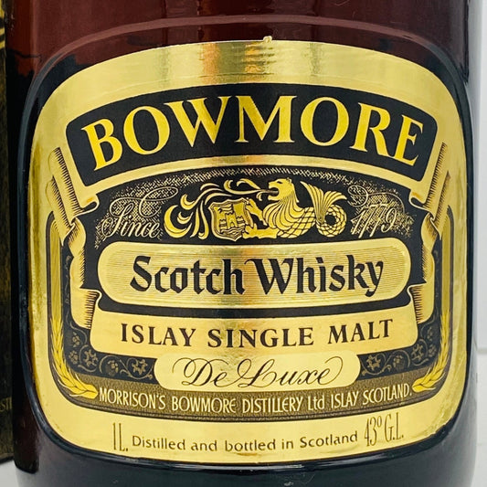 1979年以降流通、ボウモア（BOWMORE）デラックス（DELUX）1,000ml, 43% #38