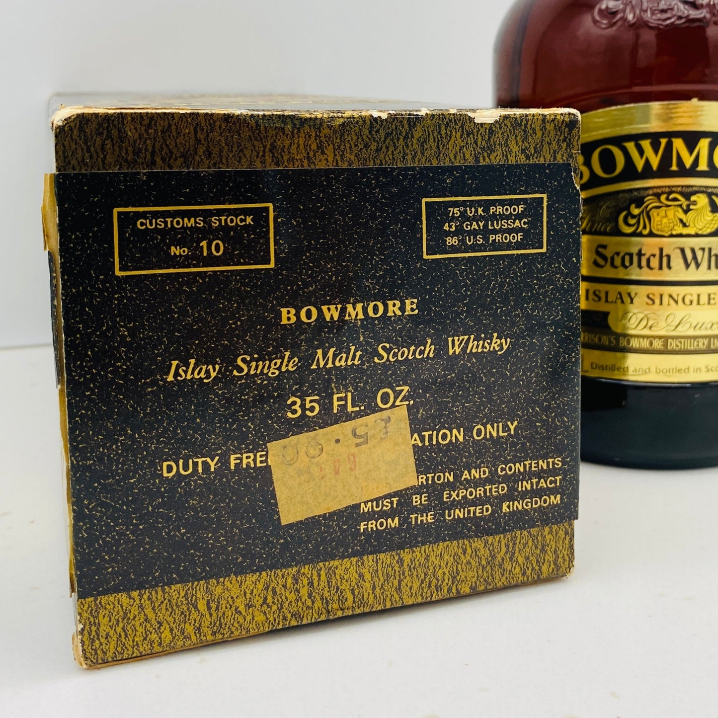 1979年以降流通、ボウモア（BOWMORE）デラックス（DELUX）1,000ml, 43% #38