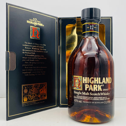 1980年以降流通、ハイランドパーク（HIGHLAND PARK）12年、1,000ml、43％ #39