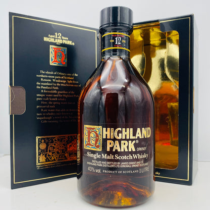 1980年以降流通、ハイランドパーク（HIGHLAND PARK）12年、1,000ml、43％ #39