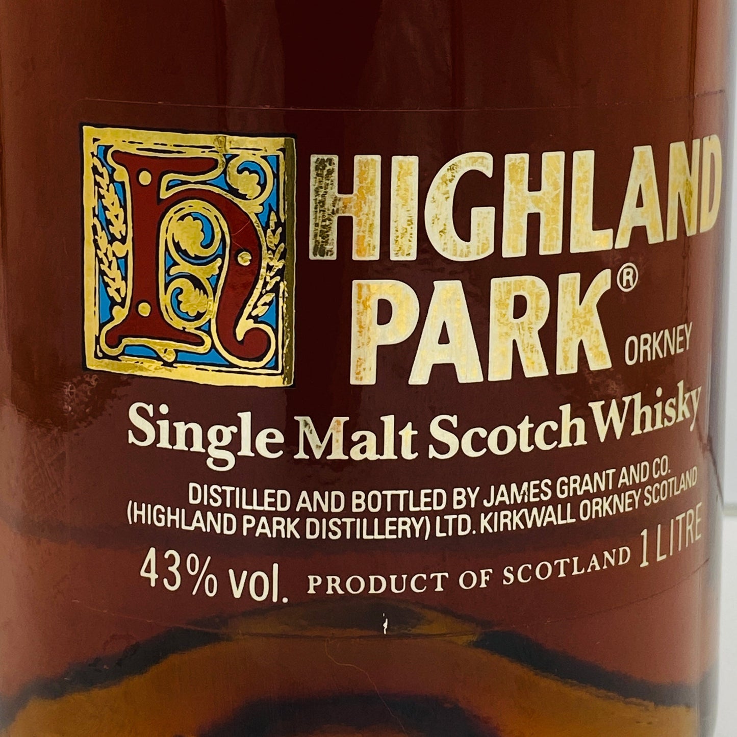1980年以降流通、ハイランドパーク（HIGHLAND PARK）12年、1,000ml、43％ #39