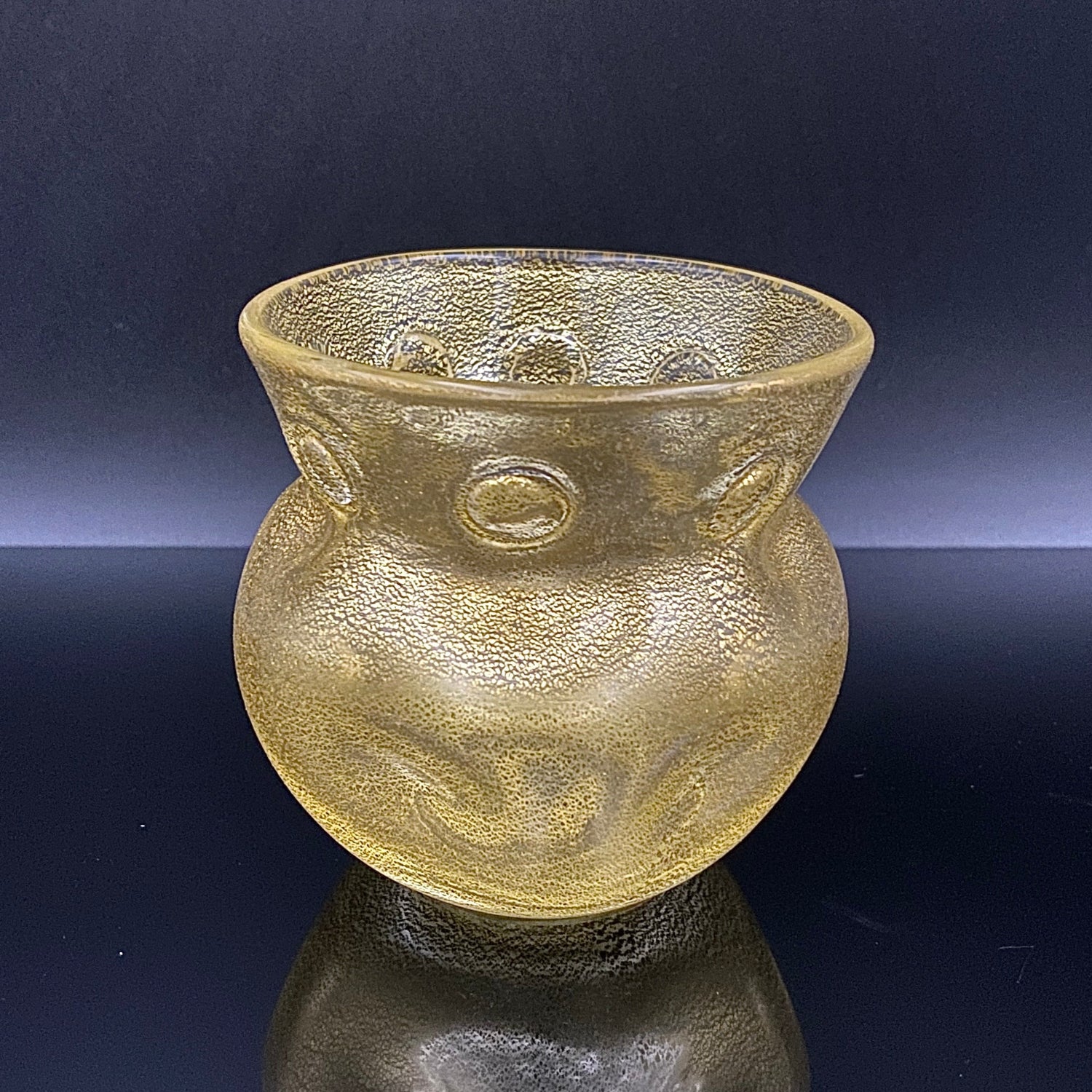 岩田 久利 作 手吹き硝子 ロックグラス #35 – Antique Liquor