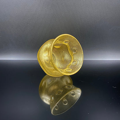 岩田 久利 作 手吹き硝子 ロックグラス #35