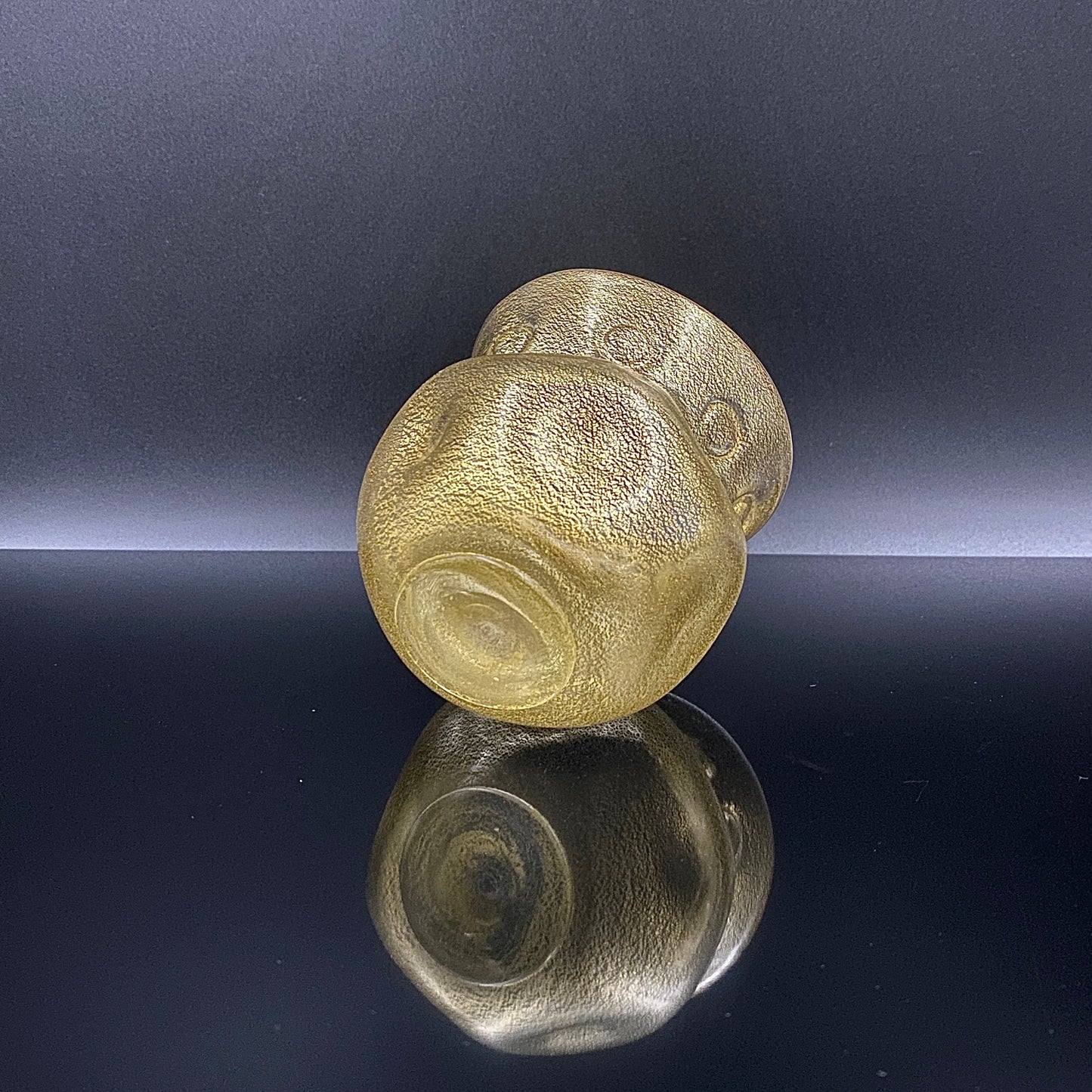 岩田 久利 作 手吹き硝子 ロックグラス #35