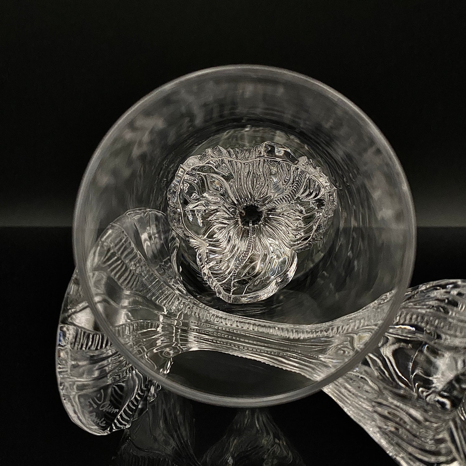 3645 未使用 Daum ドーム パートフォヴェール ガラス クリスタル 3645 未使用 Daum ドーム パートフォヴェール ガラス クリスタル