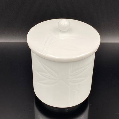 人間国宝 井上 萬二 作 白磁彫文 湯呑 陶器グラス #42