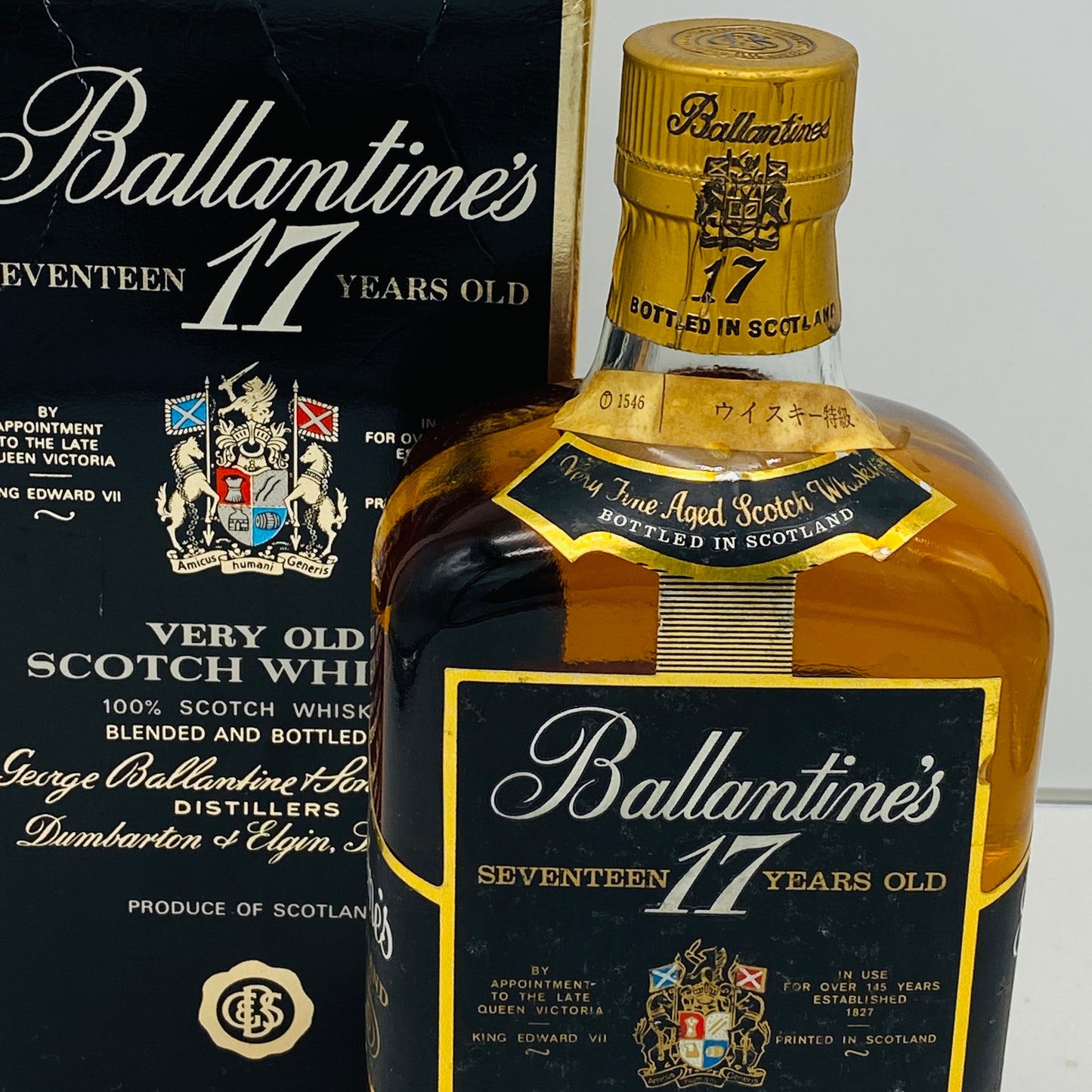 1970年代流通、バランタイン 17年 760ml, 43% 青赤旗ラベル（Blue-Red Flag） #45