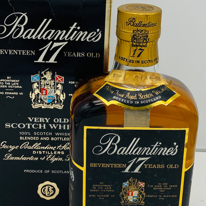 1970年代流通、バランタイン 17年 760ml, 43% 青赤旗ラベル（Blue-Red Flag） #45