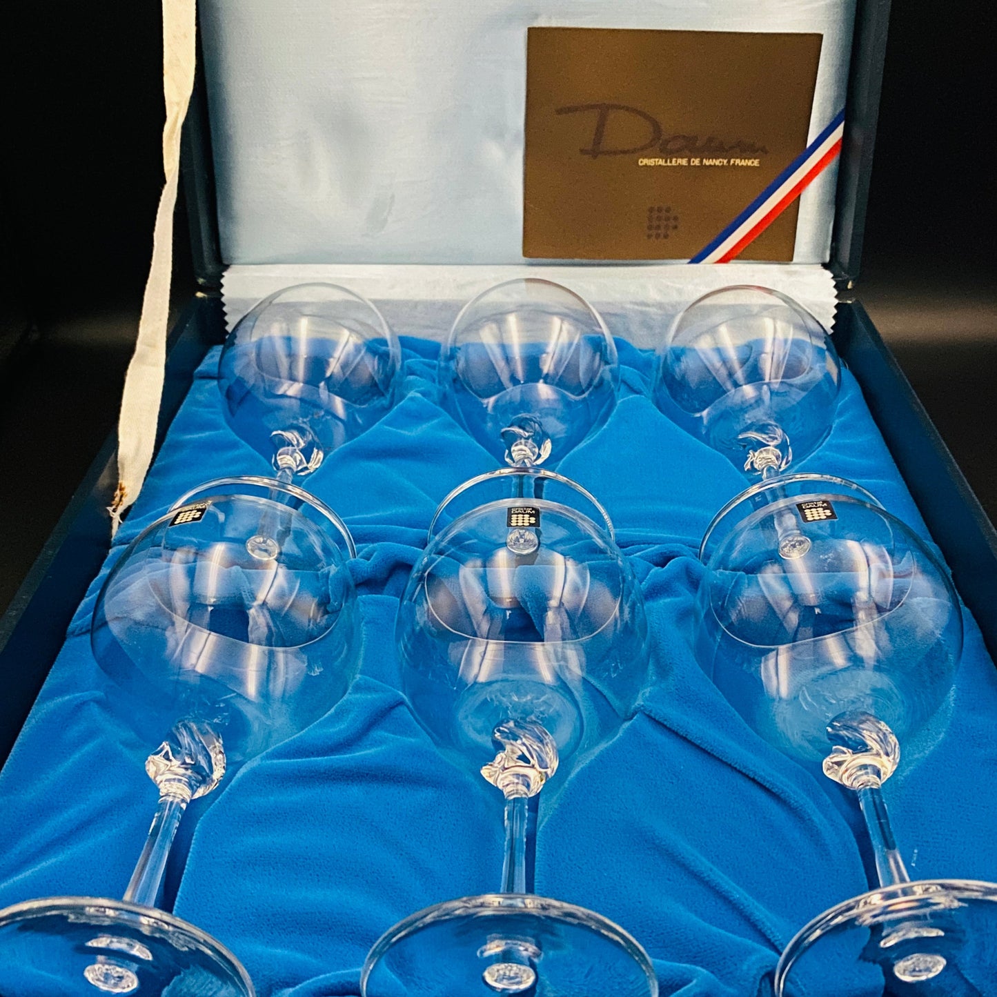 DAUM（ドーム）クリスタル Bolero（ボレロ）モデル グラス6点セット #47