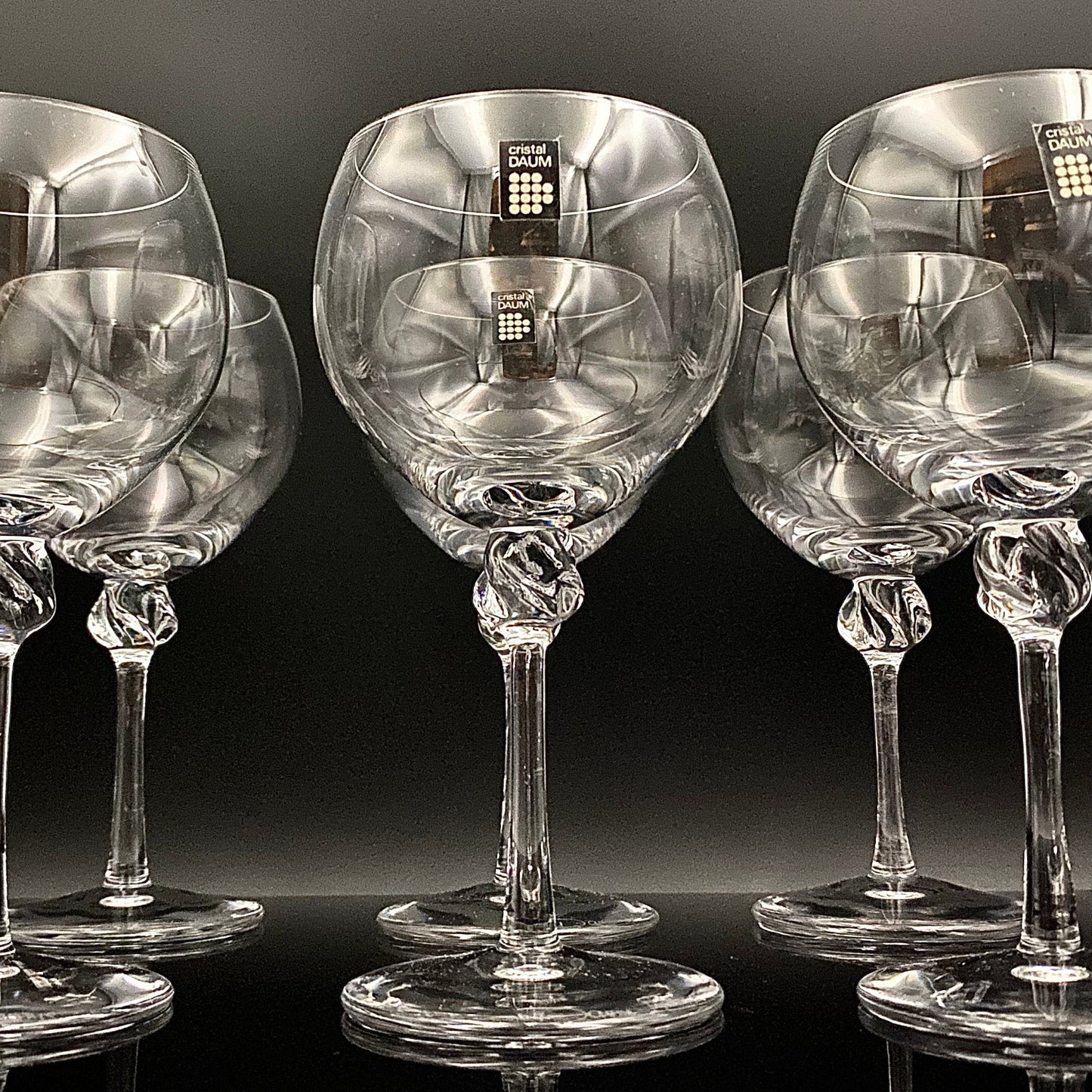 DAUM（ドーム）クリスタル Bolero（ボレロ）モデル グラス6点セット #47