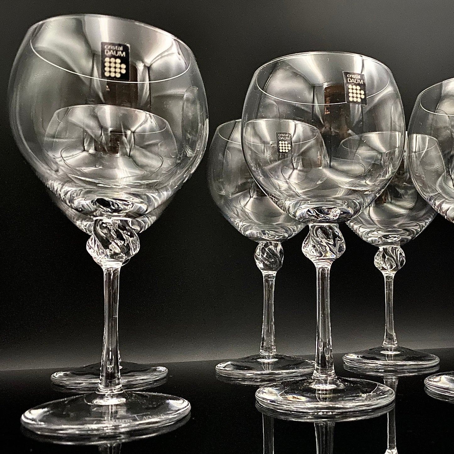 DAUM（ドーム）クリスタル Bolero（ボレロ）モデル グラス6点セット #47