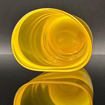 福岡 マルティグラス FTG Multiple Layer Glass 黄色＆白色 マーブルガラス グラス 6点セット #49