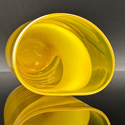 福岡 マルティグラス FTG Multiple Layer Glass 黄色＆白色 マーブルガラス グラス 6点セット #49