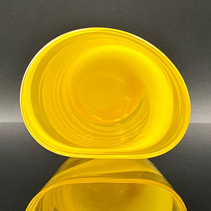 福岡 マルティグラス FTG Multiple Layer Glass 黄色＆白色 マーブルガラス グラス 6点セット #49