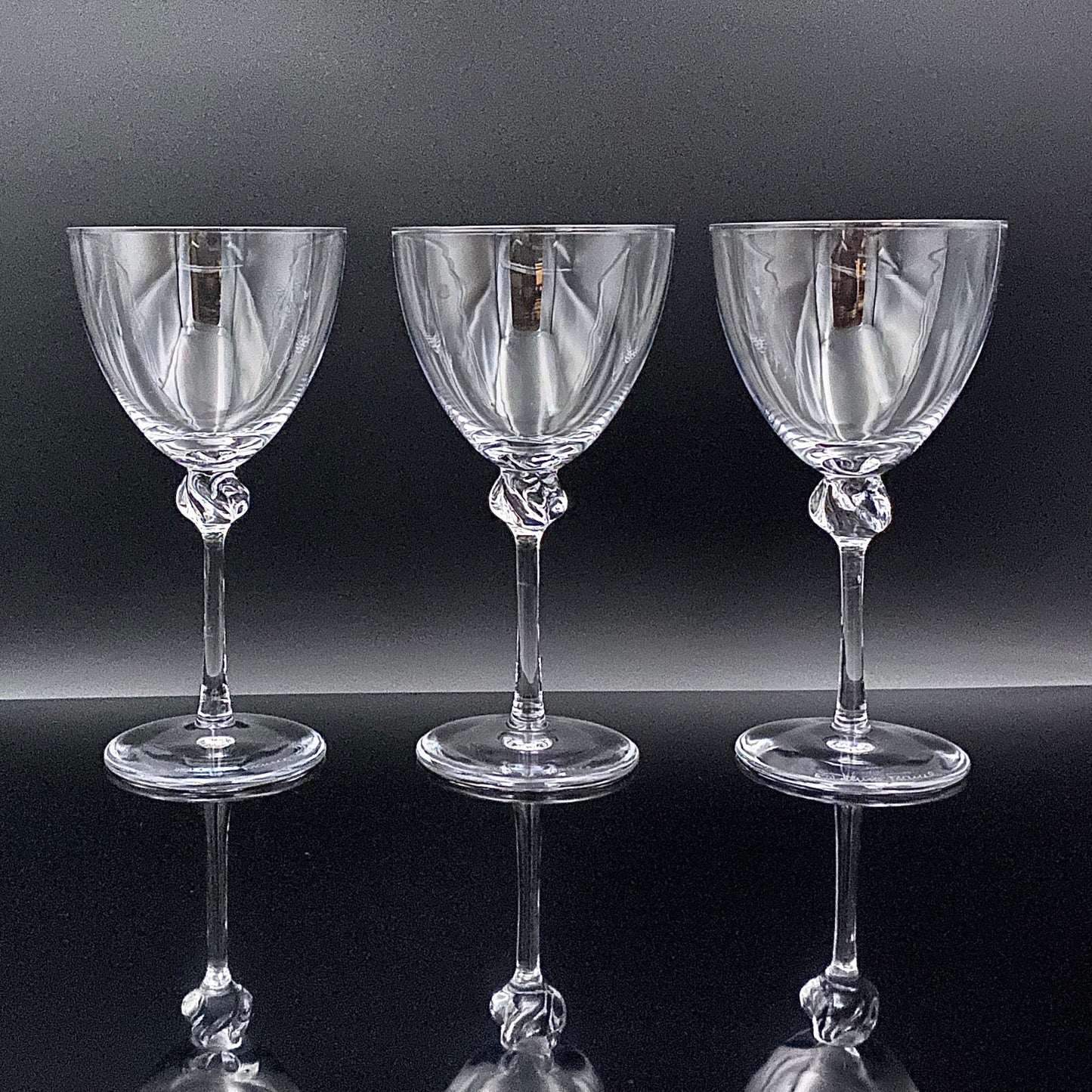 DAUM（ドーム）クリスタル Bolero（ボレロ）モデル グラス3点セット #48