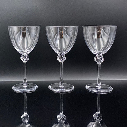 DAUM（ドーム）クリスタル Bolero（ボレロ）モデル グラス3点セット #48