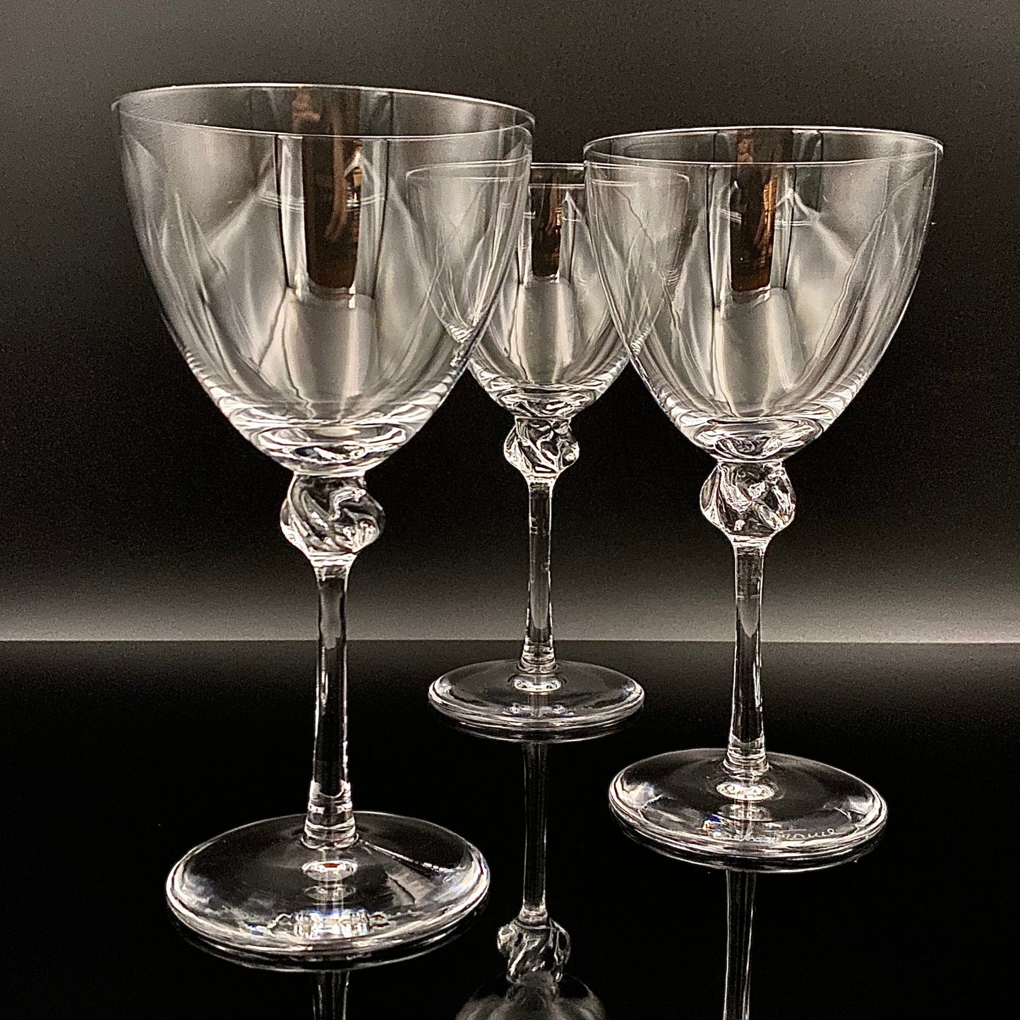 DAUM（ドーム）クリスタル Bolero（ボレロ）モデル グラス3点セット #48