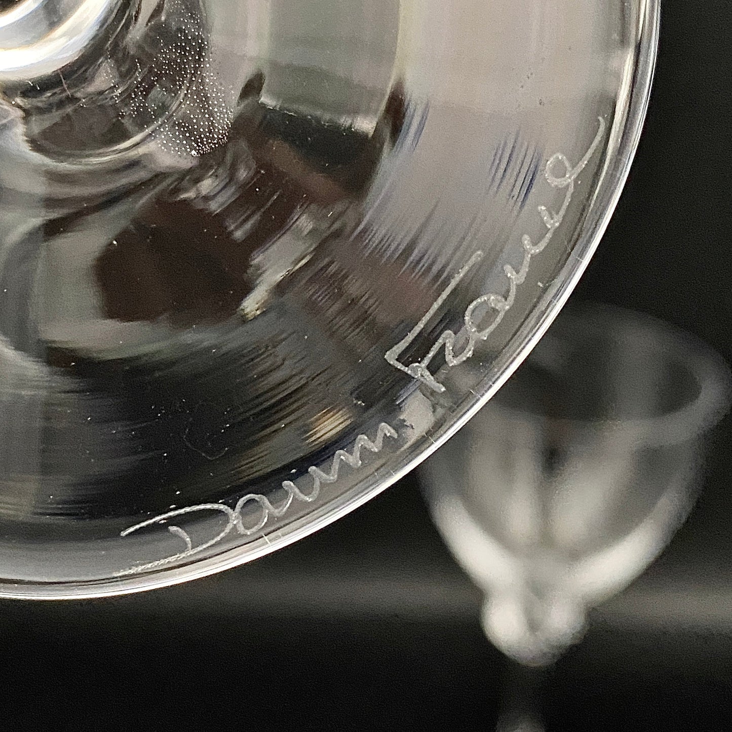 DAUM（ドーム）クリスタル Bolero（ボレロ）モデル グラス3点セット #48