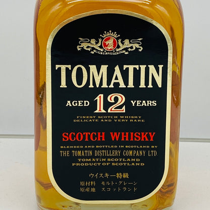 1980年代流通、TOMATIN BIG T（ビック ティー）12年、750ml、43% #50
