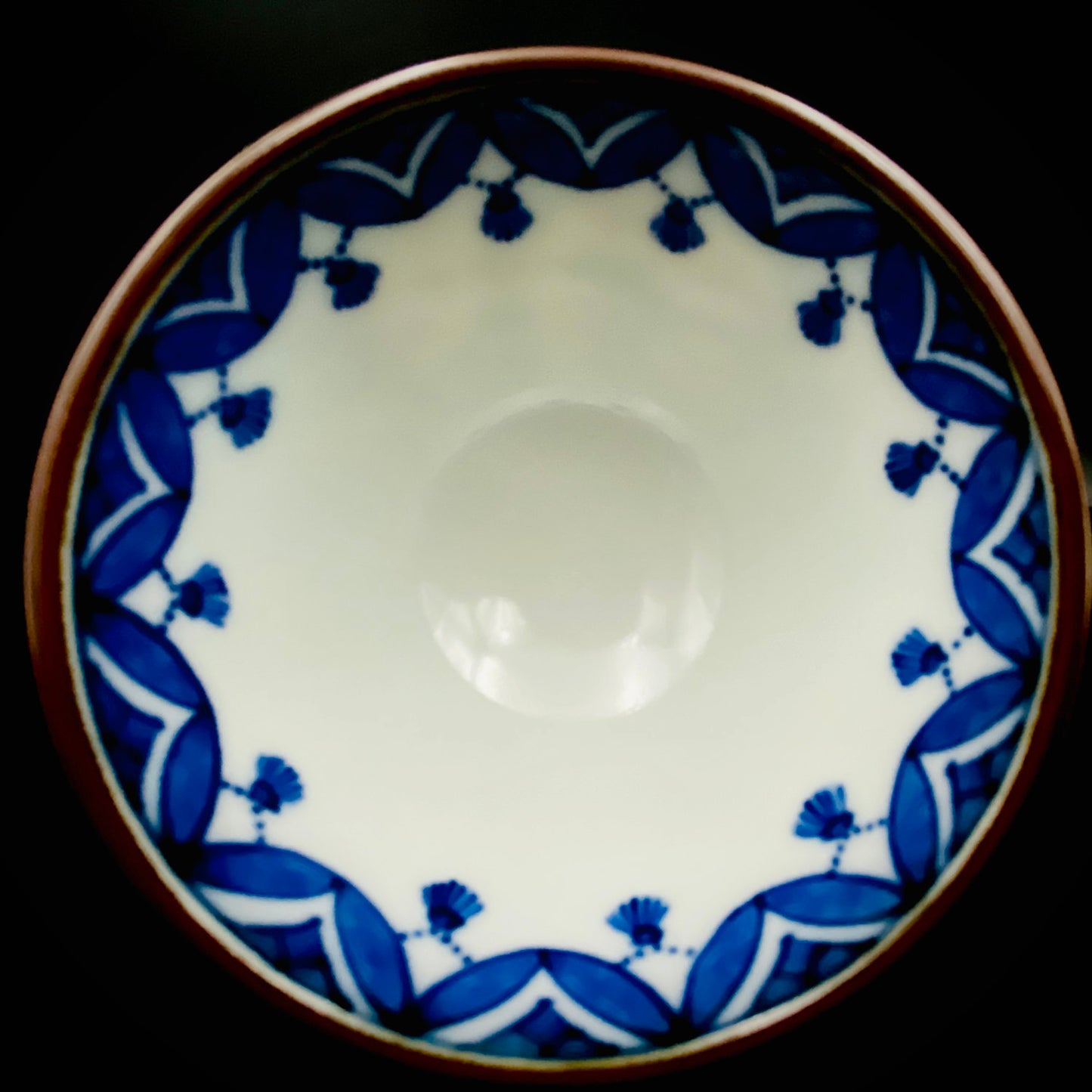 Kyoto Kiyomizu Ware, Master Artisan of Kyoto, Traditional Craftsman Shosen Tsuchiyama: Heian Shosen Polychrome Dragon and Phoenix Sake Cup, Guinomi, Japanese Shot Glass #377