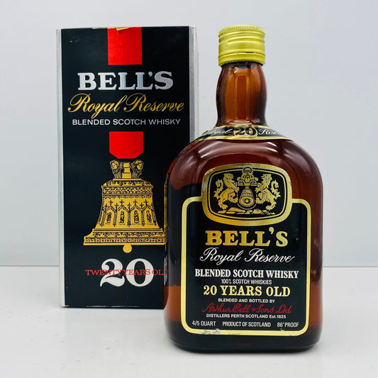 1970年代後半流通、BELL`S（ベルズ）Royal Reserve 20年、4/5Quart、760ml、43% #52