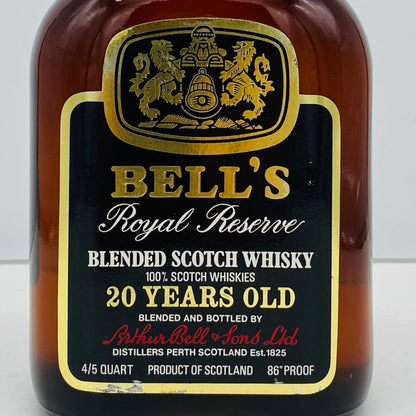1970年代後半流通、BELL`S（ベルズ）Royal Reserve 20年、4/5Quart、760ml、43% #52